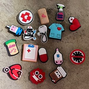 Healthcare croc charm jibbitz